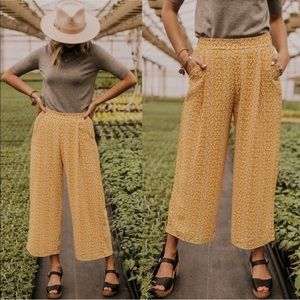 Roole flowy yellow pants
